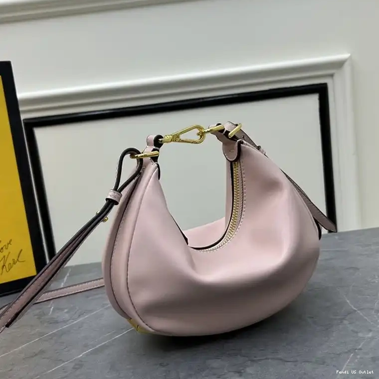Cheap HOT Calf In Mini Fendi Hobo Leather Bag Fendigraphy Cherry 0609
